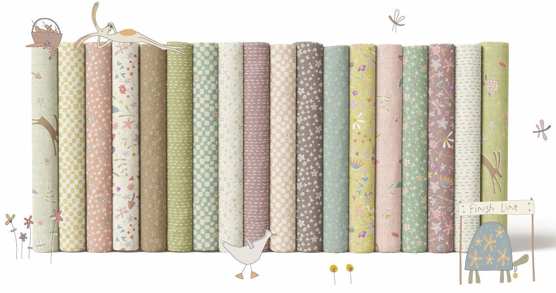 Devonstone Collection - Hatched & Patched - Slow & Steady Fat Quarter Bundle (18 prints)