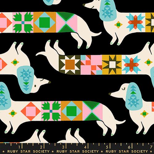 Ruby Star Society - 1 800 Notion - Quilty Dog Soft Black RS521313