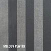 Indie Fabric Studio - Lanna Woven Stripes - Melody Pewter