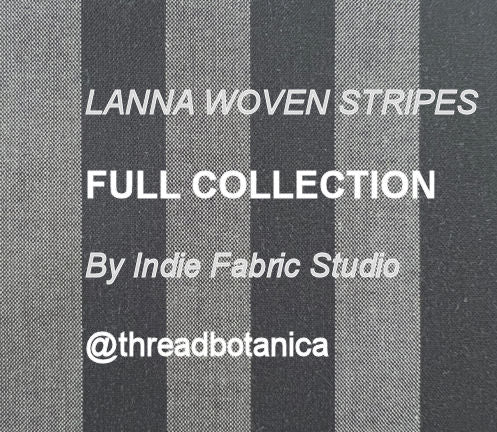 Indie Fabric Studio - Lanna Woven Stripes - Full Collection
