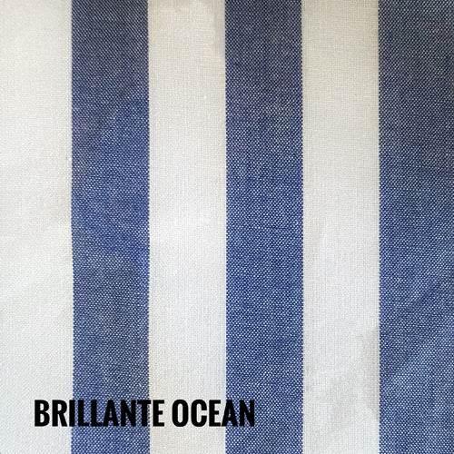 Indie Fabric Studio - Lanna Woven Stripes - Brillante Ocean
