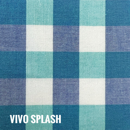 Indie Fabric Studio - Lanna Woven Checks - Vivo Splash