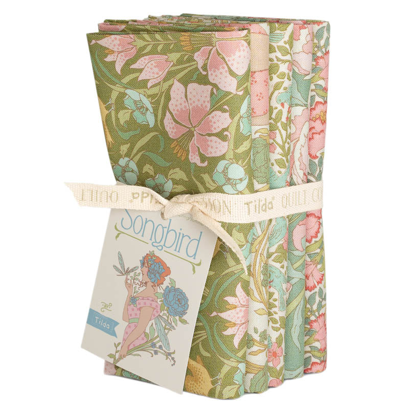 **PRE-ORDER**  Tilda - Songbird - Green Fabric Bundle