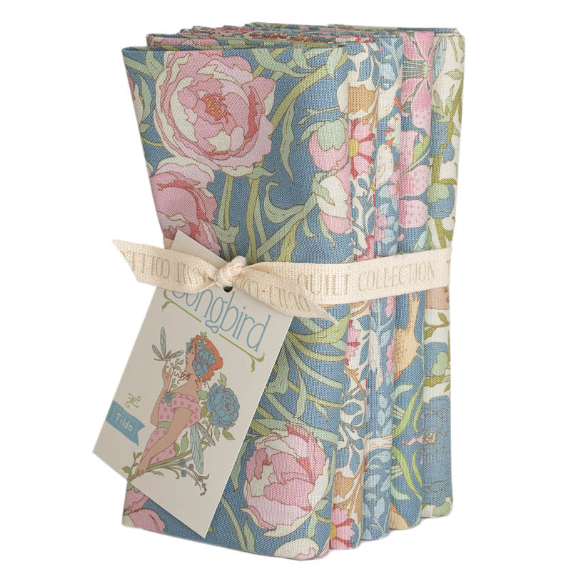 **PRE-ORDER**  Tilda - Songbird - Blue Fabric Bundle