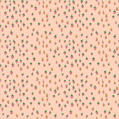 Heather Ross Favourites - Field Strawberries Blush 50899D-2