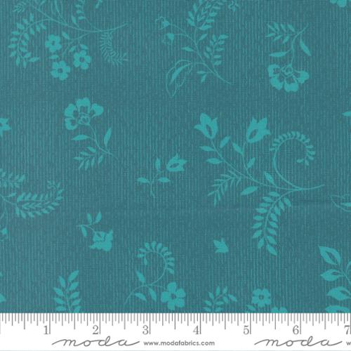 Moda Fabrics - Parlor - Boho Flowers Peacock 1196716