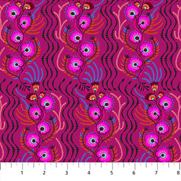 Anna Maria - Allegory - Tambourine Magenta AMT147-28L