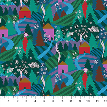 Anna Maria - Cozy Christmas - Flurry Evening - AMT161-75C