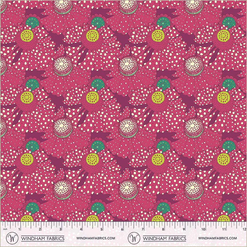 Sally Kelly - Sunshine - Polka Flower Plum - 54975D-3