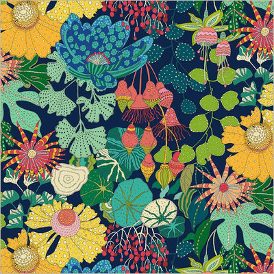 Sally Kelly - Sunshine - Peony Park Indigo 54974D-1