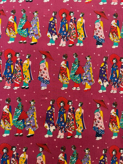 Kobayashi - Geisha in Plum KTS-7078-C