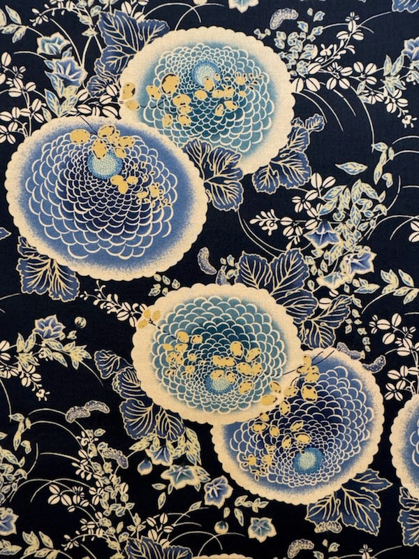 Yuwa - Itaya Naomi - Blue floral