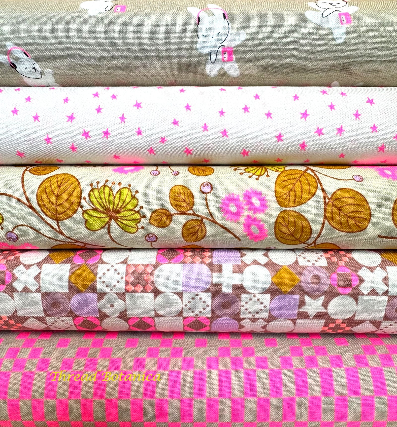 Lofi Linen Bundle (5 Fabrics) - Ruby Star Society