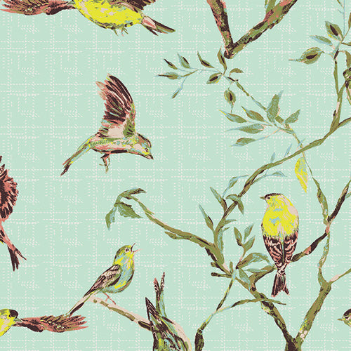 Art Gallery Fabrics - My Mother's Daughter - Garden Chorus Dew MMD-57307