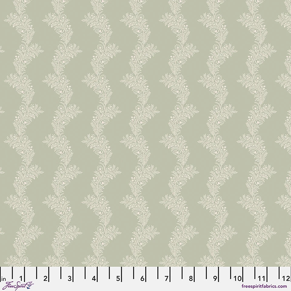 Sanderson - Chiswick Grove - Mapperton Stripe PWSA099.Pistachio