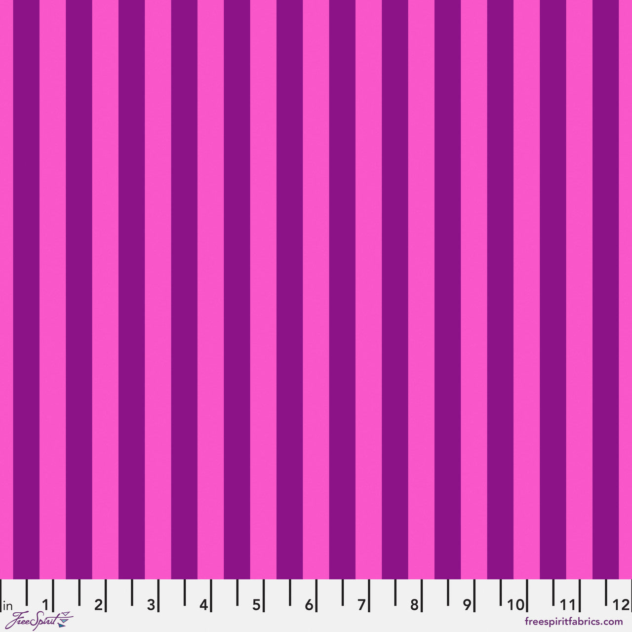 Tula Pink - True Colours - Tent Stripe Foxglove