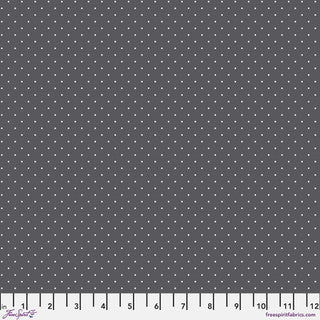 Tula Pink - True Colours Graywork 2025 - Tiny Dots Carbon PWTP185