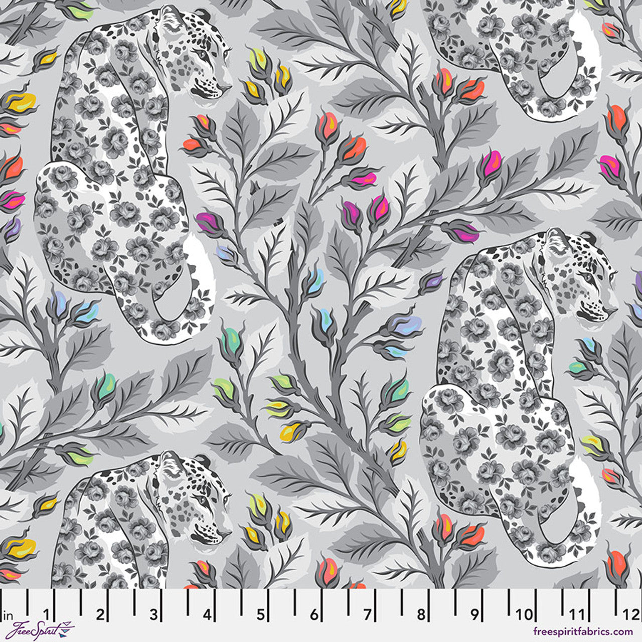 Tula Pink - True Colours Graywork 2025 - Birthmark Fog PWTP257