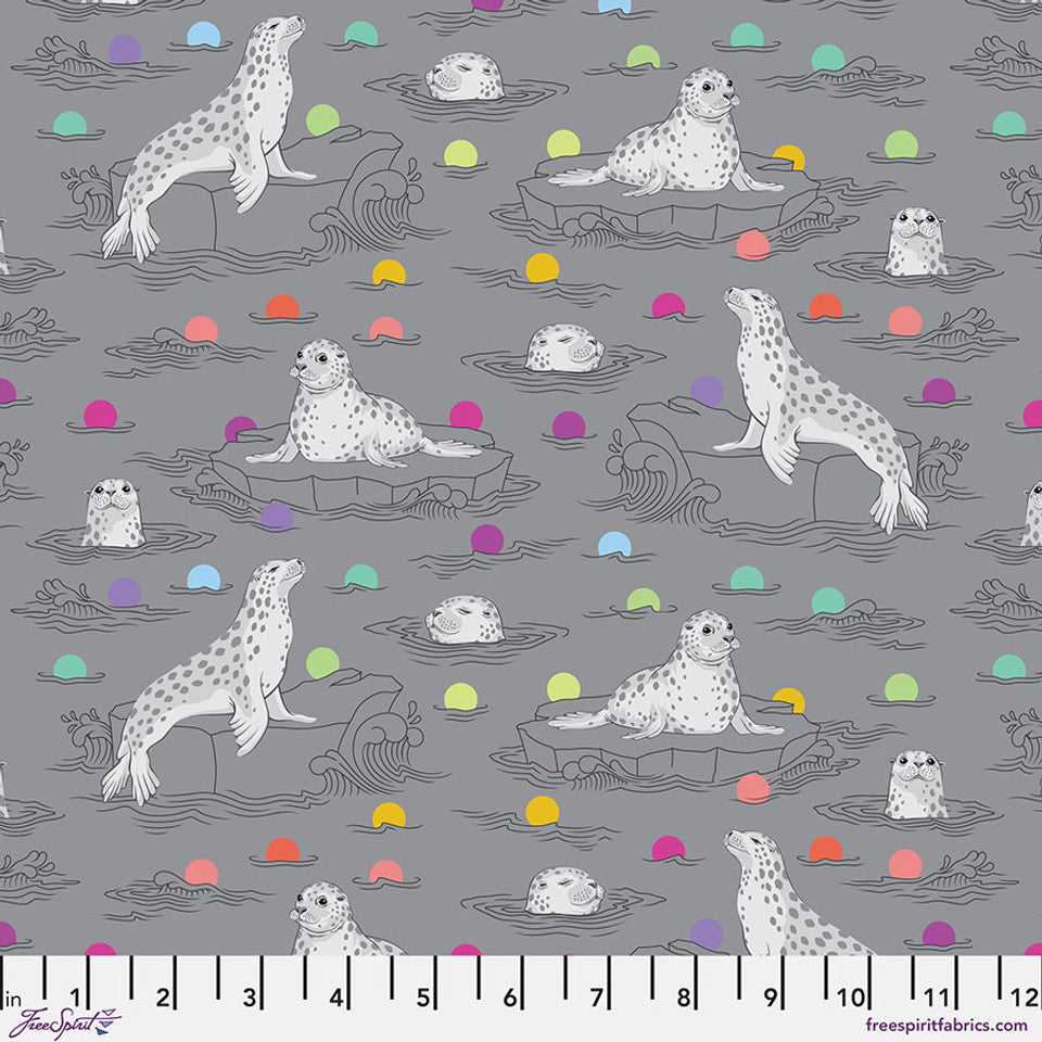 Tula Pink - True Colours Graywork 2025 - Seal the Deal Shadow PWTP259