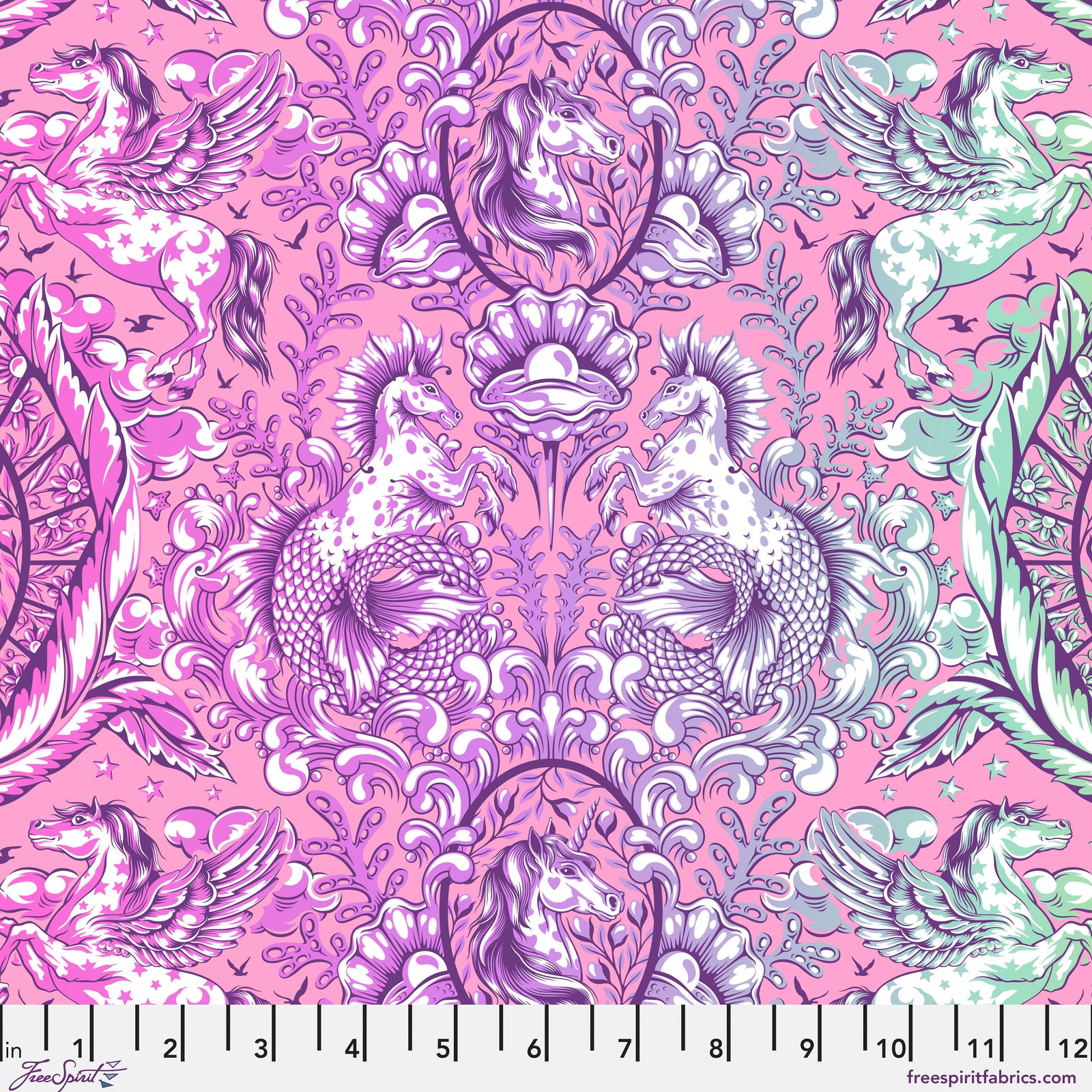 Legendary by Tula Pink - Pony Tails Wild Orchid PWTP284