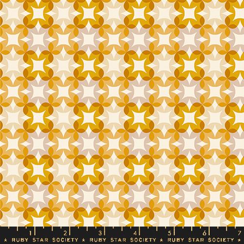 Ruby Star Society - Woodland Park - Flower Plaid Goldenrod RS 108511