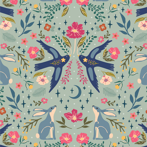 Art Gallery Fabrics - Starling - Moonlit Forest Dawn STR88913