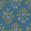 Art Gallery Fabrics - Starling - Bramblebloom Blue STR88914