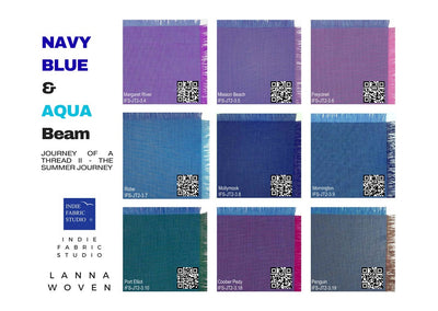Indie Fabric Studio - Woven Shot Cottons - Full Collection - Fat Eighth Bundle (34 fabrics)