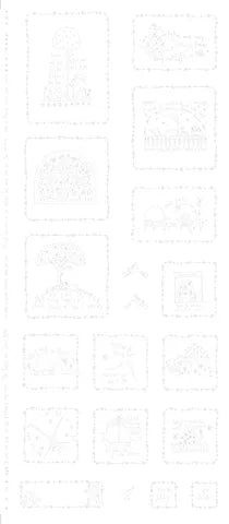 Devonstone Collection - Hatched & Patched - Slow & Steady Stitchery Panel - DV7441