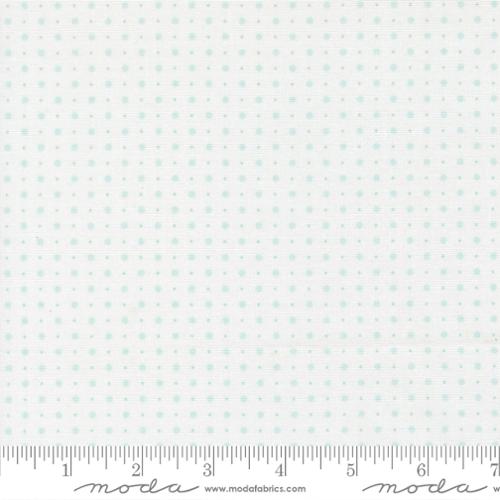 Moda Fabrics - Abide - Dots Linen White Light Blue 1879524