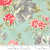 Moda Fabrics - Etchings - Bold Blossoms Aqua