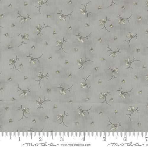 Moda Fabrics - Etchings - Butterfly Slate