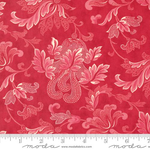 Moda Fabrics - Etchings - Damask Red