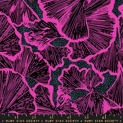 Ruby Star Society - Glow Garden - Gingko Floral Black RS211317