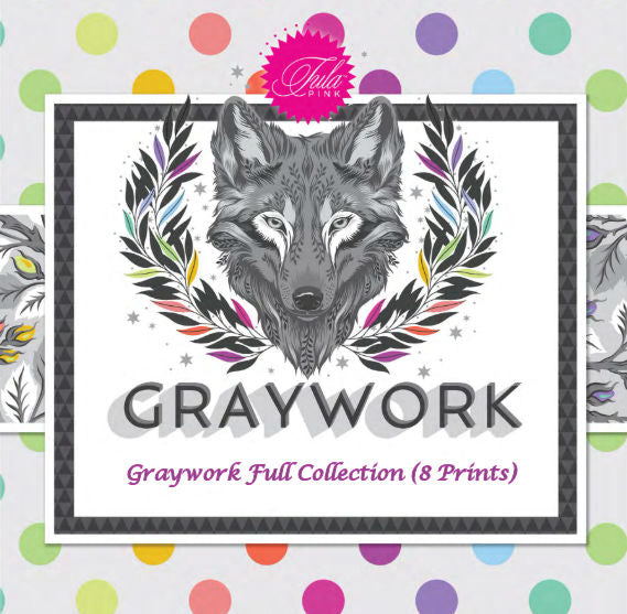 Tula Pink - Graywork - Full Collection (8 Prints)