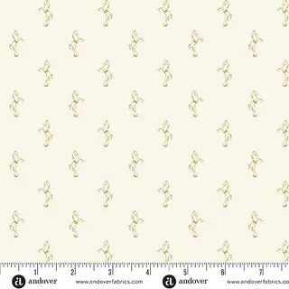 Max & Louise - Hazelmont Farm Shirtings - Lillian Ivory A10107N