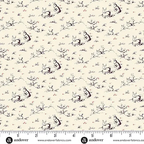 Max & Louise - Hazelmont Farm Shirtings - Irene Black A10110K
