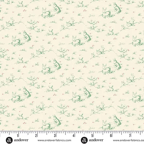 Max & Louise - Hazelmont Farm Shirtings - Irene Pistachio A10110G