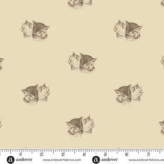 Max & Louise - Hazelmont Farm Shirtings - Louisa Oatmeal A10104N