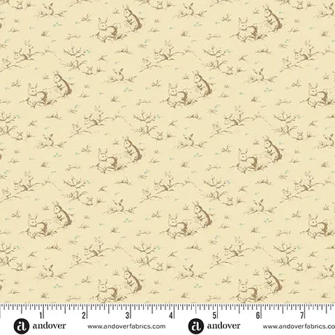 Max & Louise - Hazelmont Farm Shirtings - Irene Oatmeal A10110N