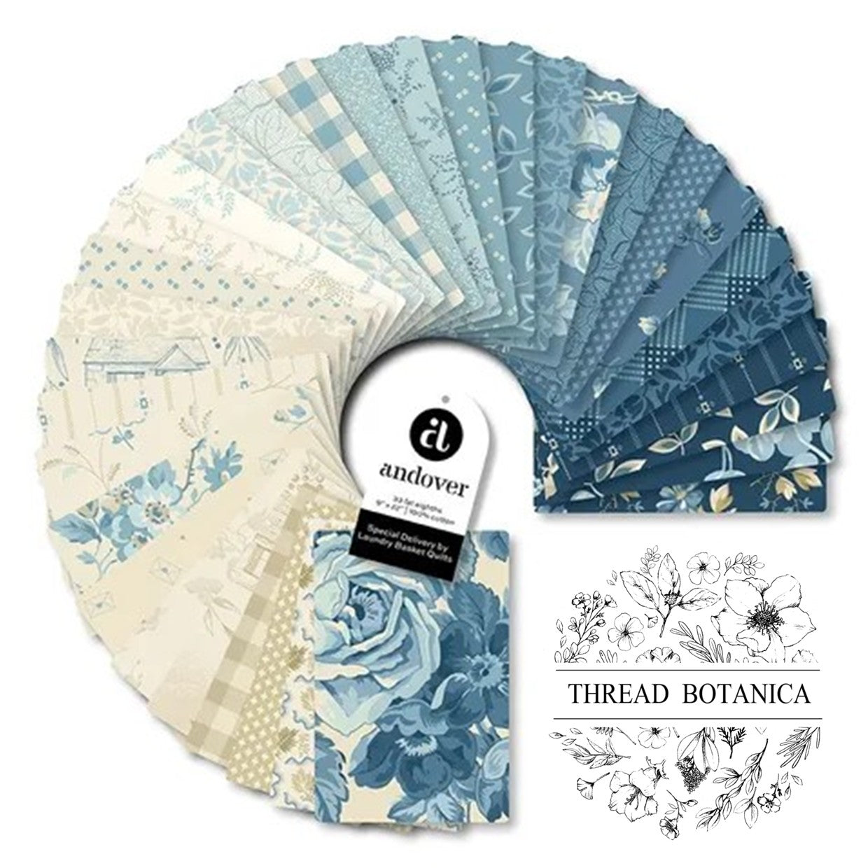Special Delivery by Laundry Basket Quilts (Full Collection - Fat Eighth Bundle)
