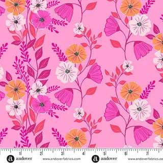 Andover Fabrics - Memories Unfold - Martha's Vineyard Pink A1426E