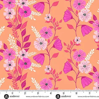 Andover Fabrics - Memories Unfold - Martha's Vineyard Peach Fuzz A1426O