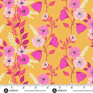 Andover Fabrics - Memories Unfold - Martha's Vineyard Saffron A1426Y