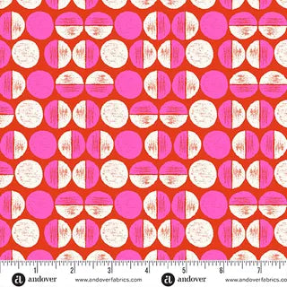 Andover Fabrics - Memories Unfold - Moonlit Hot Pink A1430E