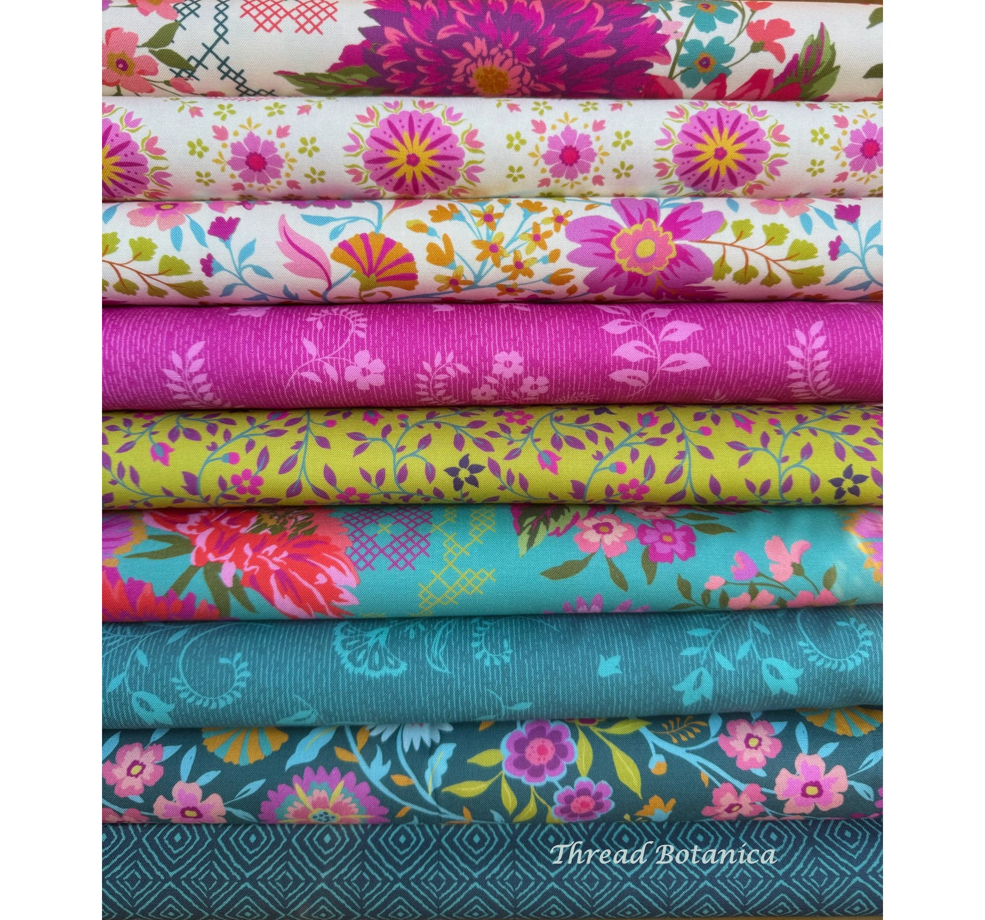 Moda Fabrics - Parlor Fabric Bundle (9 fabrics)