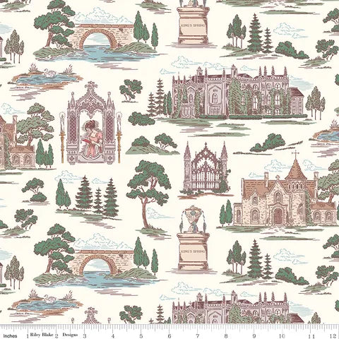 Riley Blake Designs - Northanger Abbey - Abbey C17894 Cloud