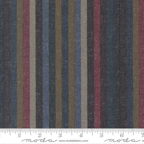 Moda Fabrics - Prairie Gatherings Flannel -  Lumberjack Stripe Brown 4931020