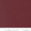 Moda Fabrics - Prairie Gatherings Flannel - Stitched Grid Merlot 4931522