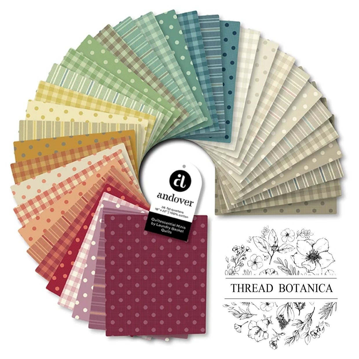 Laundry Basket Quilts - Quiltessential Mini's Full Collection (36 prints)